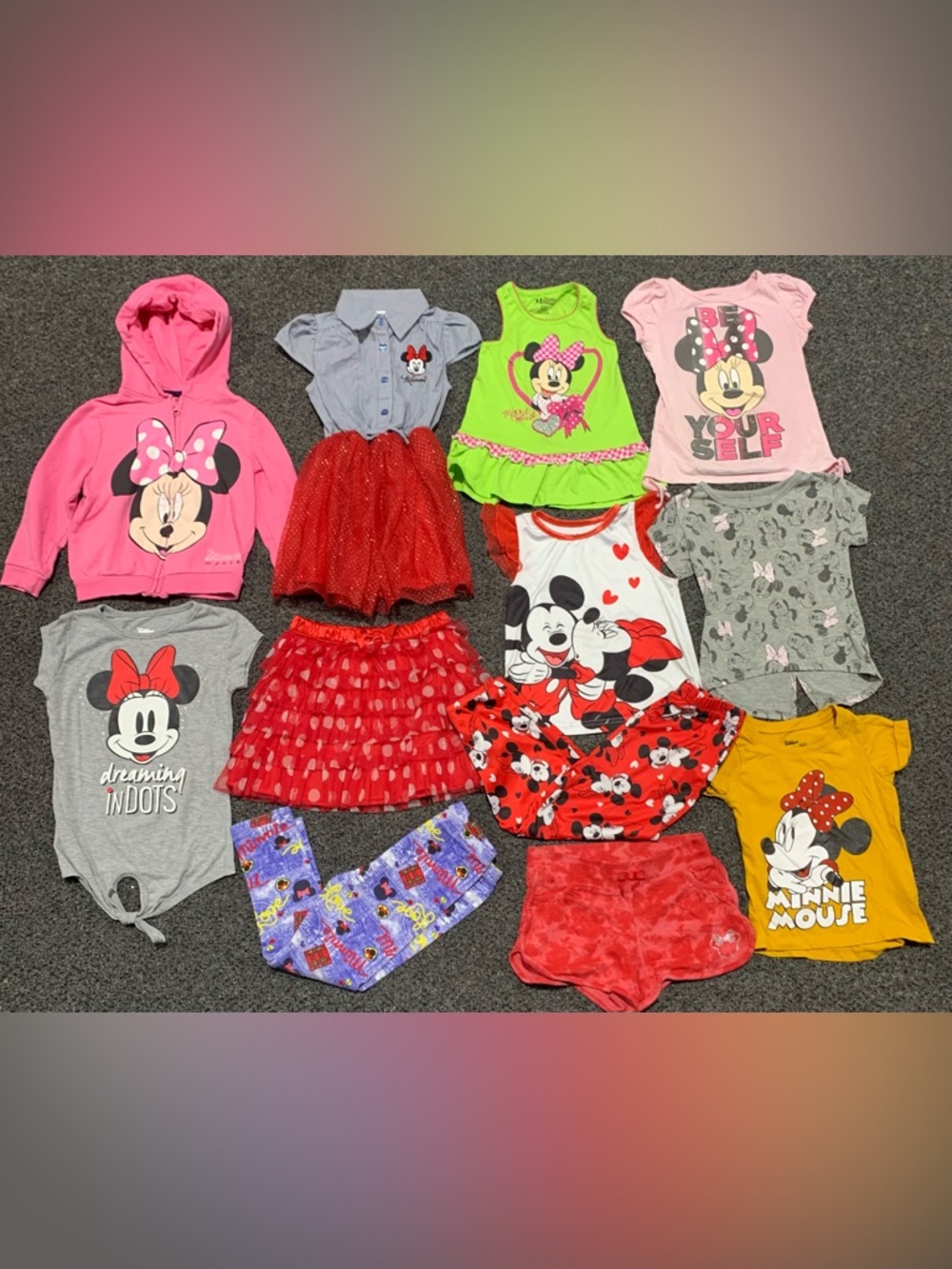 IMinnie Mouse 4T bundle - hoodie leggings tutu dress skirt shorts shirts pajamas